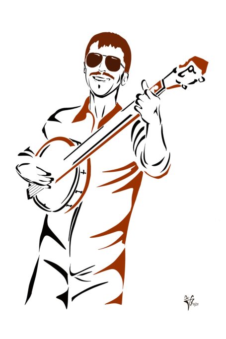 Banjo playing 